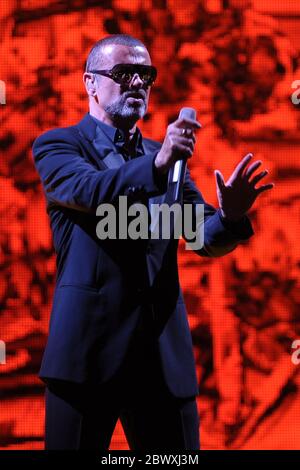 George Michael Performs a Charity Gala Concert for Sidaction at The Palais Garnier Opera House in Paris, France, 09 September 2012 Stock Photo