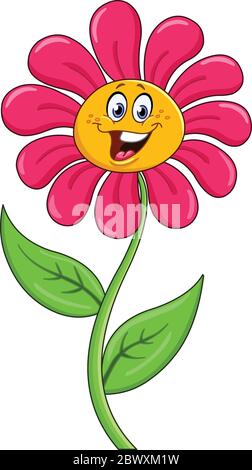 Cartoon flower Stock Vector