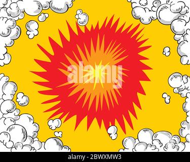 Comic book background Stock Vector