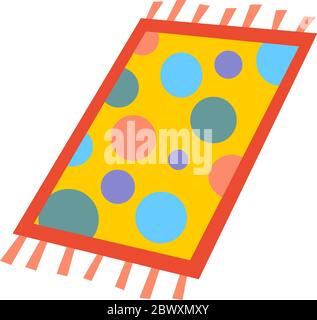 Cartoon rug Stock Vector