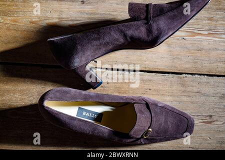 Bally ladies shoes Stock Photo