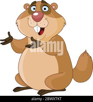 Groundhog Stock Vector