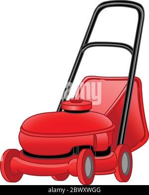Lawn mower Stock Vector