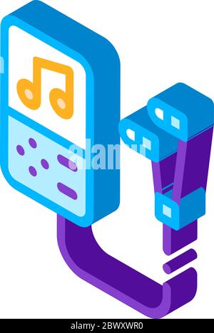 Portable Record Player With Headphones Vector Stock Vector