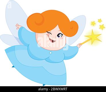 Lovely fairy Stock Vector