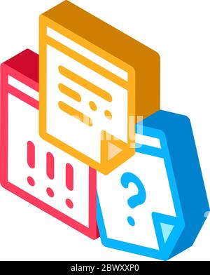 Paper Question And Exclamatory Sign Agile Vector Stock Vector
