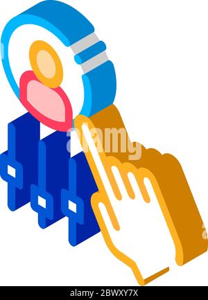 Hand Settings And Man Silhouette Agile Vector Stock Vector