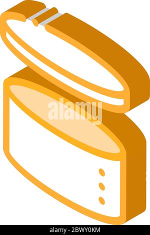 Cake Hat Round Carton Package Packaging Vector Stock Vector