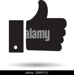 Like icon vector illustration isolated on white Stock Vector