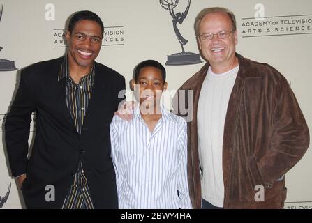 Ali LeRoi (Co-Creator/Executive Producer), Tyler James Williams and Kelsey Grammer at the Academy of Television Arts & Sciences Presents An Evening with 'Everybody Hates Chris' held at The Leonard Goldenson Theater in North Hollywood, CA. The event took place on Thursday, May 3, 2007. Photo by: SBM / PictureLux- File Reference # 34006-3910SBMPLX Stock Photo