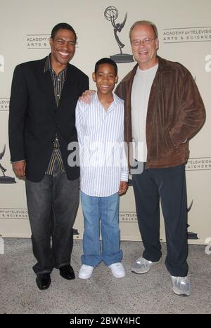 Ali LeRoi (Co-Creator/Executive Producer), Tyler James Williams and Kelsey Grammer at the Academy of Television Arts & Sciences Presents An Evening with 'Everybody Hates Chris' held at The Leonard Goldenson Theater in North Hollywood, CA. The event took place on Thursday, May 3, 2007. Photo by: SBM / PictureLux- File Reference # 34006-3911SBMPLX Stock Photo