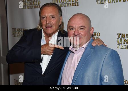 June 21, 2018, West Hollywood, California, USA: Armand Assante and Bakhodir Yuldashev attends the Premiere of 'The Man Who Unlocked The Universe' at The London West Hollywood on June 21, 2018 in West Hollywood, California. (Credit Image: © Billy Bennight/ZUMA Wire) Stock Photo