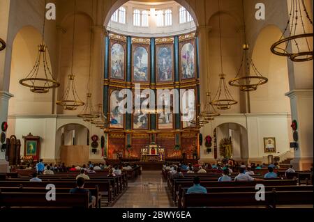 Interior of Metropolitan Cathedral of the Holy Savior, San Salvador, El ...