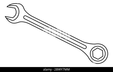 Ring spanner Black and White Stock Photos & Images - Alamy