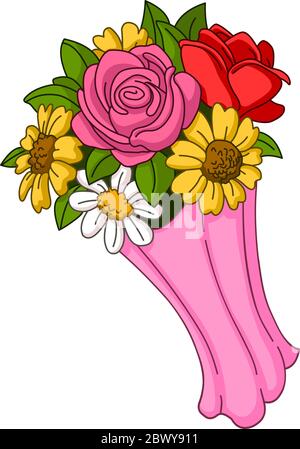 Vector flower bouquet Stock Vector