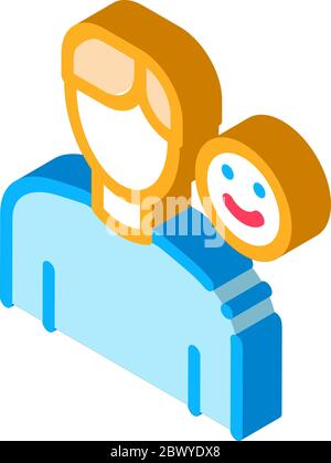 Positive Mood Human Talent isometric icon vector illustration Stock Vector