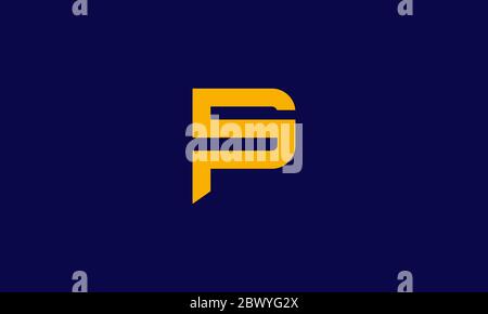 SP logo , letter SP logo design , abstract sp logo , clean and modern logo style . vector illustration Stock Vector