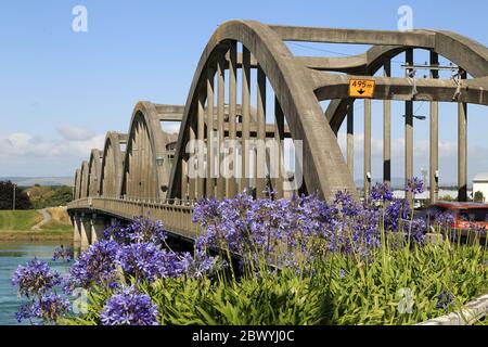 Balclutha Bridge, South Otago, New Zealand Stock Photo