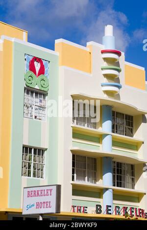 The Berkeley Shore Hotel on Collins Avenue, South Beach, Miami Beach, Florida, USA Stock Photo