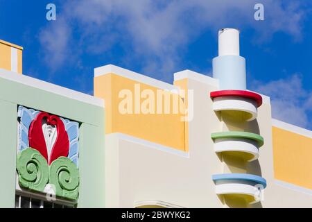 The Berkeley Shore Hotel on Collins Avenue, South Beach, Miami Beach, Florida, USA Stock Photo