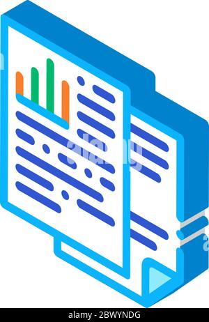 Medical History Biohacking isometric icon vector illustration Stock Vector