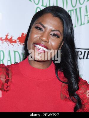 November 25, 2018, Los Angeles, California, USA: Omarosa Manigault-Newman arrives at the 87th Annual Hollywood Christmas Parade in Hollywood California on November 25, 2018. (Credit Image: © Billy Bennight/ZUMA Wire) Stock Photo