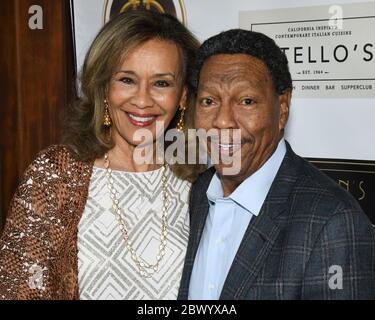 June 13, 2019, Studio City, California, USA: Marilyn McCoo and Billy Davis Jr. attends Michael Feinstein Debuts of the Southern California Location of His New Supper Club Feinstein's at Vitello's on June 13 2019 in Studio City, California. (Credit Image: © Billy Bennight/ZUMA Wire) Stock Photo