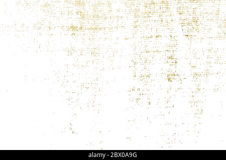 Gold brush stroke design element cloth knitted. Golden texture pattern of weaving fabric background. Stock Photo