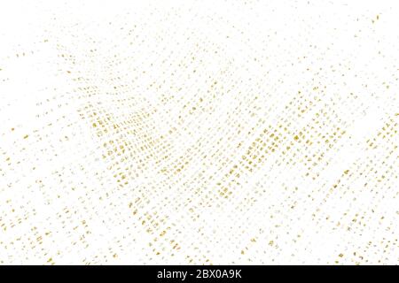 Gold brush stroke design element cloth knitted. Golden texture pattern of weaving fabric background. Stock Photo
