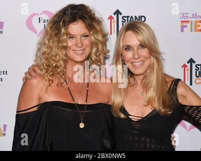 September 6, 2019: Rachel Hunter and Alana Stewart attend at the Farrah Fawcett Foundation's 'Tex-Mex Fiesta' honoring Marcia Cross at Wallis Annenberg Center for the Performing Arts in Beverly Hills, California, on September 6, 2019. (Credit Image: © Billy Bennight/ZUMA Wire) Stock Photo