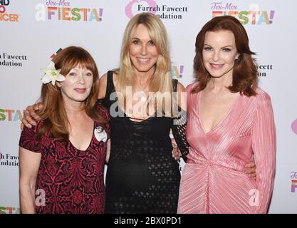 September 6, 2019: Frances Fisher, Marcia Cross and Alana Stewart attend at the Farrah Fawcett Foundation's 'Tex-Mex Fiesta' honoring Marcia Cross at Wallis Annenberg Center for the Performing Arts in Beverly Hills, California, on September 6, 2019. (Credit Image: © Billy Bennight/ZUMA Wire) Stock Photo