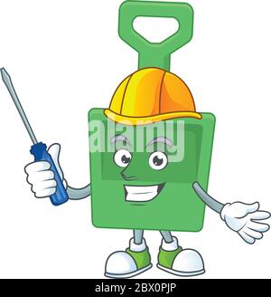 Summer Sand Castle Tools Cartoon Colored Clipart Stock Vector Image ...