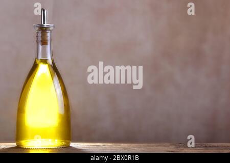 bottle of extra virgin olive oil Stock Photo
