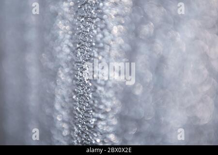 rough texture of silver foil surface. Stock Photo