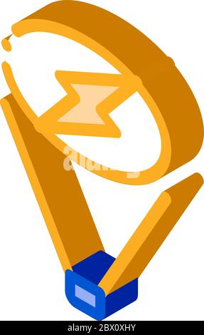 Super Hero Mask isometric icon vector illustration Stock Vector