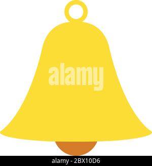 bell icon vector isolated flat Stock Vector
