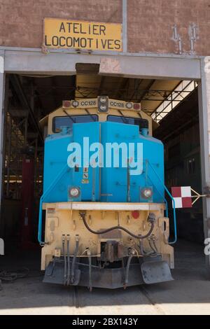 SNIM(NATIONAL MINING AND INDUSTRIAL COMPANY) IN MAURITANIA Stock Photo