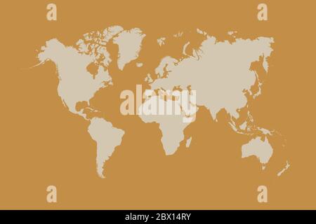 world map background simple design Stock Vector