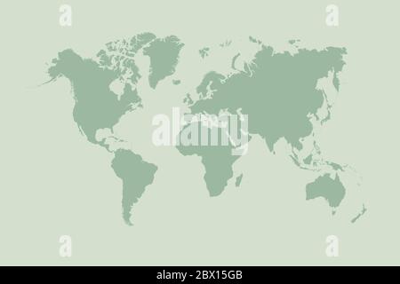 world map background simple design Stock Vector
