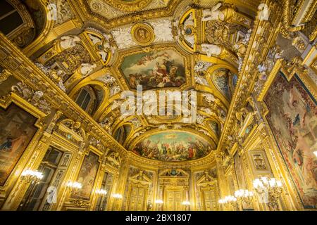 SENATE CONFERENCE ROOM PARIS Stock Photo