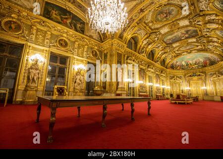 SENATE CONFERENCE ROOM PARIS Stock Photo