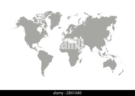 world map background simple design Stock Vector