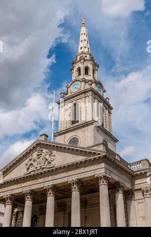 St. Martin-in-the-Fields Church, Trafalgar Square, London, England, Great Britain Stock Photo