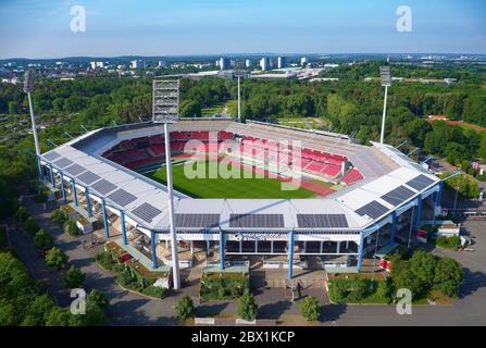 Max Morlock Stadium, Nuremberg, Middle Franconia, Franconia, Bavaria, Germany Stock Photo