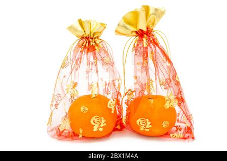 Chinese new best sale year orange bag