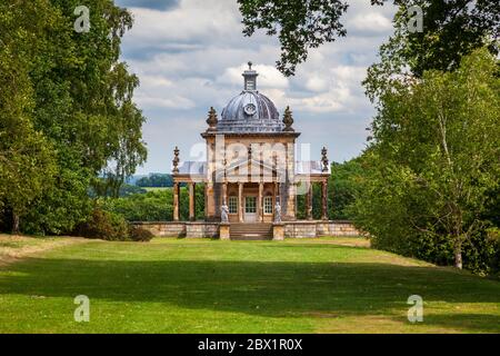 The Temple of the Four Winds in the grounds of Castle Howard, Yorkshire, England Stock Photo