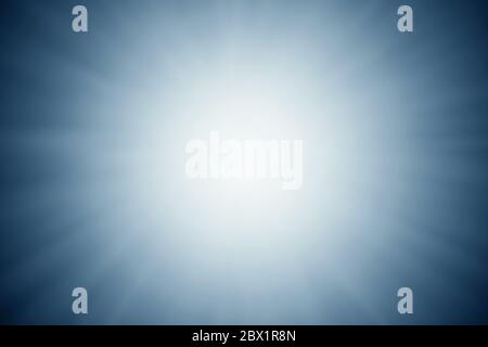 Blurred blue abstract light rays background. Stock Photo