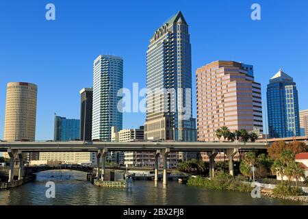 Downtown Tampa,Florida,USA,North America Stock Photo