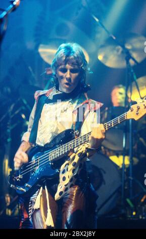 Adam and The Ants performing in Birmingham circa 1984: Gary Tibbs Stock Photo