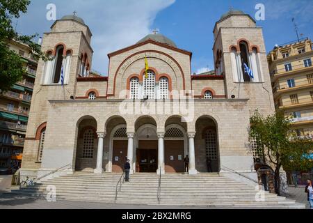 THESSALONIKI, GREECE - MAY 25, 2017: Orthodox church in Thessaloniki, Greece. Stock Photo